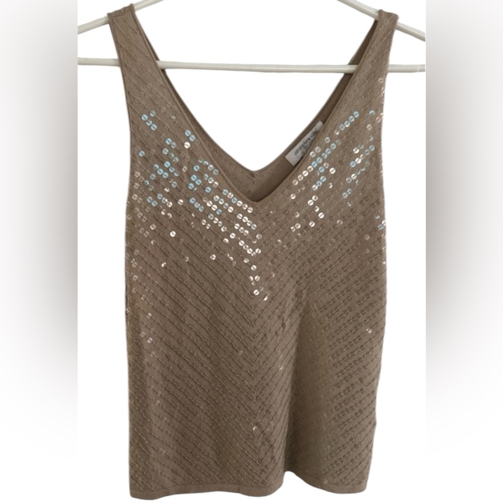 JONES NEW YORK sequin tank top Women’s Sz. Petite Small